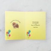 De Gelukkige Verjaardag van de chow-chow Kaart (Binnen)