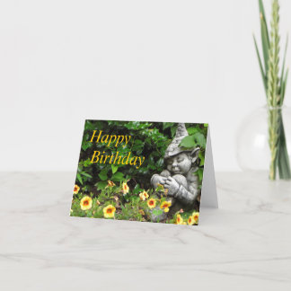De Gelukkige Verjaardag van de Gnoom van de tuin Kaart