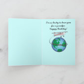 De Gelukkige Verjaardag van de opa met de Kaart (Binnen)