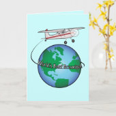 De Gelukkige Verjaardag van de opa met de Kaart (Gele Bloem)