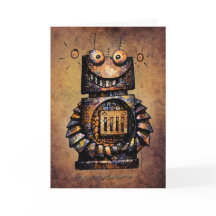 De Gelukkige Verjaardag van de Robot van het leuke