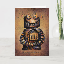 De Gelukkige Verjaardag van de Robot van het leuke Kaart