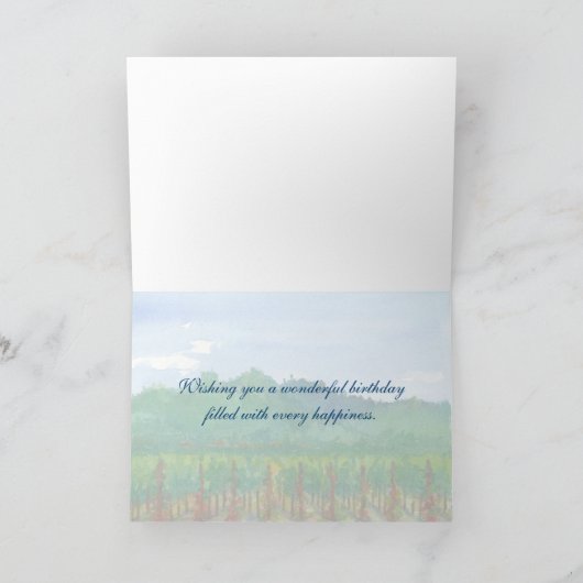 De Gelukkige Verjaardag van de Waterverf van de Kaart (Binnen)