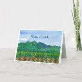 De Gelukkige Verjaardag van de Waterverf van de Kaart (Voorkant)