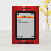 De Gelukkige Verjaardag van het Bericht van de Kaart (Gele Bloem)