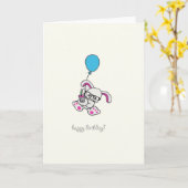 De Gelukkige Verjaardag van het Konijntje van Kaart (Gele Bloem)