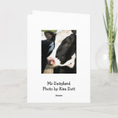 De Gelukkige Verjaardag van Udderly Kaart (Achterkant)