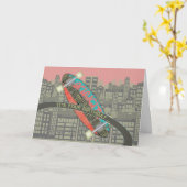 De gelukkige Verjaardag voor het Skateboard van de Kaart (Gele Bloem)