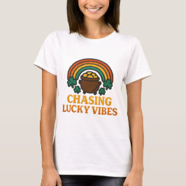 De gelukkige vibes van St. Patrick T-shirt
