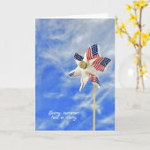 De gelukkige vuurraderen van de Zomer Kaart (Gele Bloem)