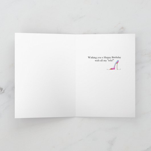 De Gelukkige wens van de Verjaardag "Soleful" Kaart (Binnen)