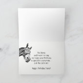 De gelukkige Wensen van het Paard van de Douane Kaart (Binnen)