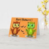 De gelukkige Wenskaarten van Halloween Kaart (Gele Bloem)