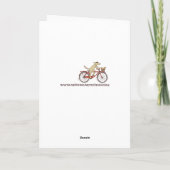 De gelukkige Witte Kaart van de Valentijnsdag van (Achterkant)