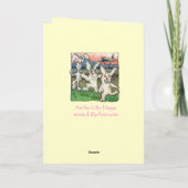 De gelukkige Woordspelingen van Pasen met de Feestdagen Kaart (Achterkant)