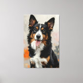De Gelukkige Ziel van Uw Hond Canvas Afdruk (Voorkant)