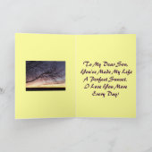 De gelukkige zoon-Begroetende Kaart van de (Binnen)