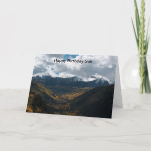 De gelukkige zoon van de Verjaardag Kaart