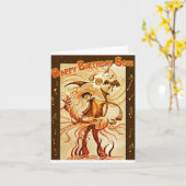 De gelukkige Zoon van de Verjaardag! Kaart (Gele Bloem)