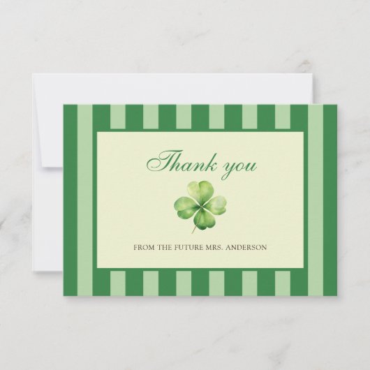 De gelukkigste bruid Bridal Shower Bedankkaart (Voorkant)