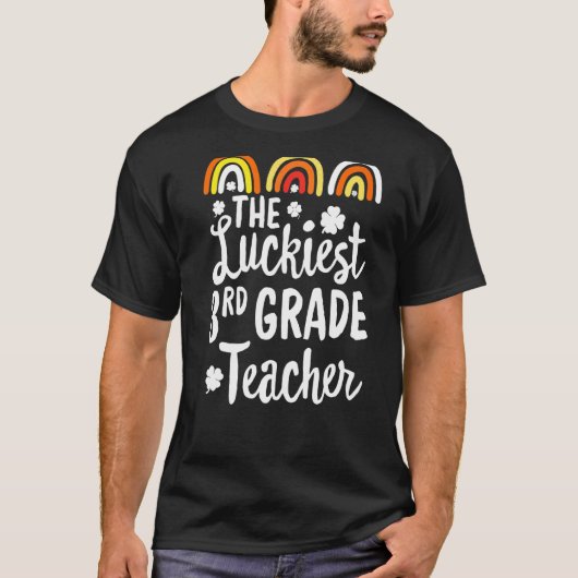 De gelukkigste eerste 3de graad leraar St Patrick' T-shirt (Voorkant)