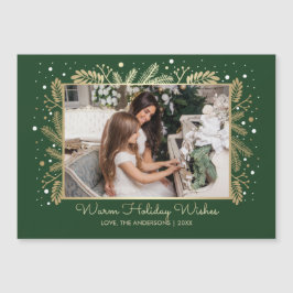 De gelukkigste Feestdagen. Aangepaste magnetische 