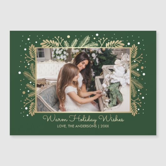 De gelukkigste Feestdagen. Aangepaste magnetische  (Voorkant)