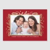 De gelukkigste Feestdagen. Aangepaste magnetische  (Voorkant)