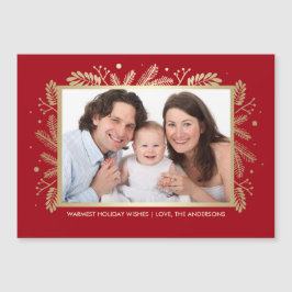 De gelukkigste Feestdagen. Aangepaste magnetische 