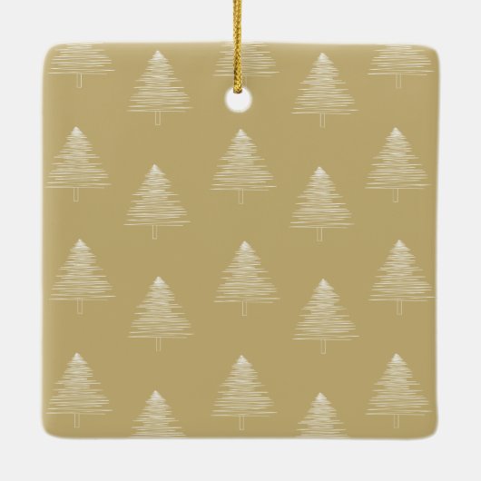 De gelukkigste Feestdagen | Elegant Goud 2 Fotocol Keramisch Ornament (Achterkant)