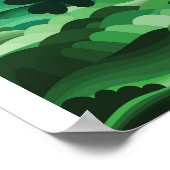De Gelukkigste Klaver Poster (Hoek)