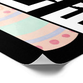 De gelukkigste Lunch Lady Ever Paasdag Poster (Hoek)