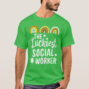 De gelukkigste maatschappelijk werker St. Patrick' T-shirt