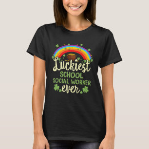 De gelukkigste maatschappelijk werker van de Schoo T-shirt