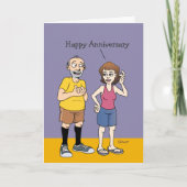 De gelukkigste man op het Jubileum Kaart (Voorkant)