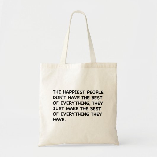 De gelukkigste mensen Bag Tote Bag (Voorkant)