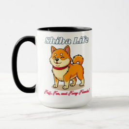 De gelukkigste Shiba Inu hond Mok