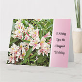 De gelukkigste verjaardag - Verjaardag Kaart (Voorkant)