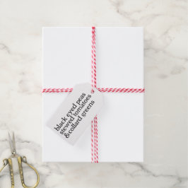 De gelukscadeau Labels Cadeaulabel