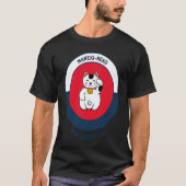 De gelukskat Schattige Maneki Neko T-shirt (Voorkant)
