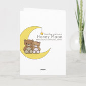 De gelukwensen bij het uw verloving draagt kaart (Achterkant)