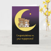 De gelukwensen bij het uw verloving draagt kaart (Gele Bloem)