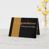 De Gelukwensen die van de NAAM van de DOUANE - het Kaart (Gele Bloem)