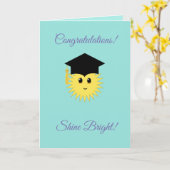 De gelukwensen glanzen Heldere Zon Kaart (Gele Bloem)