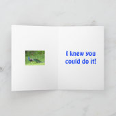 de gelukwensen, hebben "u me als Peacoc Trots Kaart (Binnen)