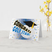 De Gelukwensen van afstuderen voor een Ster van Kaart (Gele Bloem)