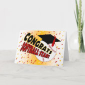 De Gelukwensen van afstuderen voor een Ster van Kaart (Voorkant)