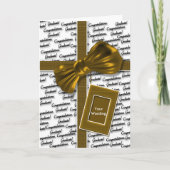 De gelukwensen van afstuderen voor man & vrouwen kaart (Voorkant)