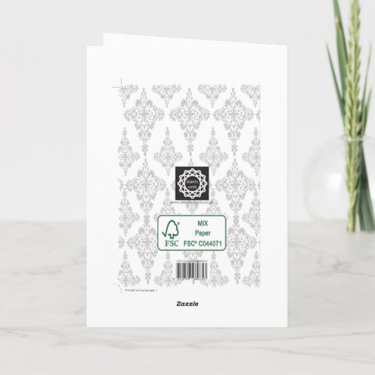 De Gelukwensen van de bruid & van de Bruidegom Kaart (Achterkant)