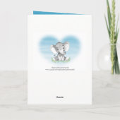 De Gelukwensen van de Jongen van de Olifant van de Kaart (Achterkant)